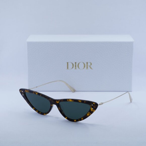 Final Price! Dior MISSDIOR B4U 22C0 Havana /Green Sunglasses - Picture 1 of 10